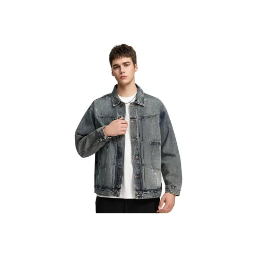 FAIRWHALE Синий Унисекс Джинсовые куртки