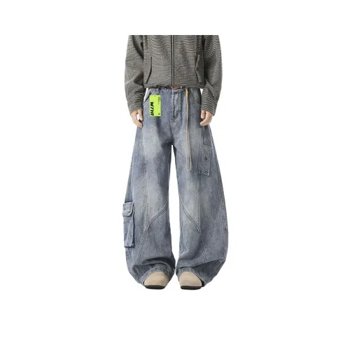 W7H1 Унисекс Джинсы