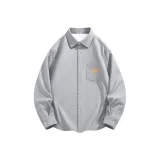 [Флисовая подкладка Оксфорд] Космический серый (B Stay Humble Логотип на груди)