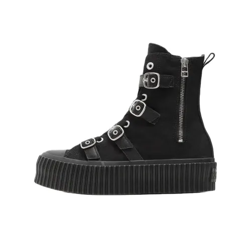 Конверс ALL STAR LIFTED Высокие Кеды Унисекс Черные