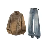 Хаки + Синие Штаны