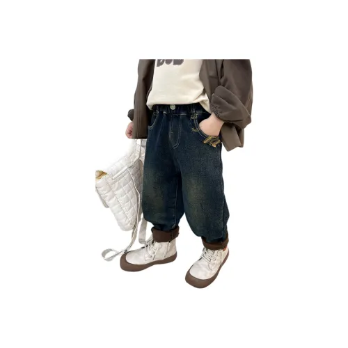 YUGUOGUO Синий Серый Джинсы для дошкольников