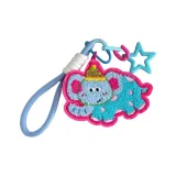 Плюшевый слон с вышивкой, подвеска