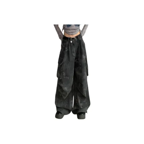 KULAIYA Змеиная кожа Узор Камуфляж Унисекс Джинсы