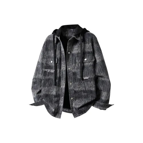 RIEZU Черный Унисекс Джинсовые куртки