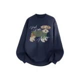 Темно-синий [Тяжелый полиэстер-хлопок] с флисовой подкладкой