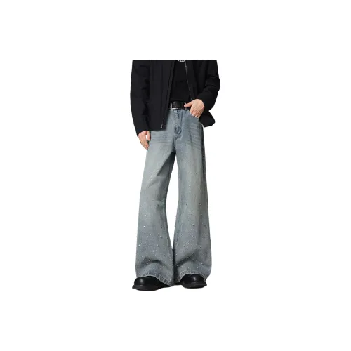 PANDA ADEVIL Синий Унисекс Джинсы