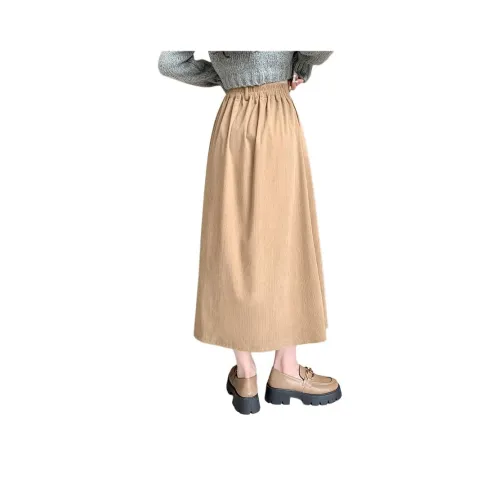 Mu Xiao Xin Повседневный Длинный Юбка Женские