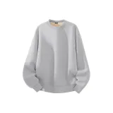 [Шерпа Внутренний слой] Фотиния Серый (M45 Чернила Серый Улыбающееся лицо Правое Нижнее с логотипом B)