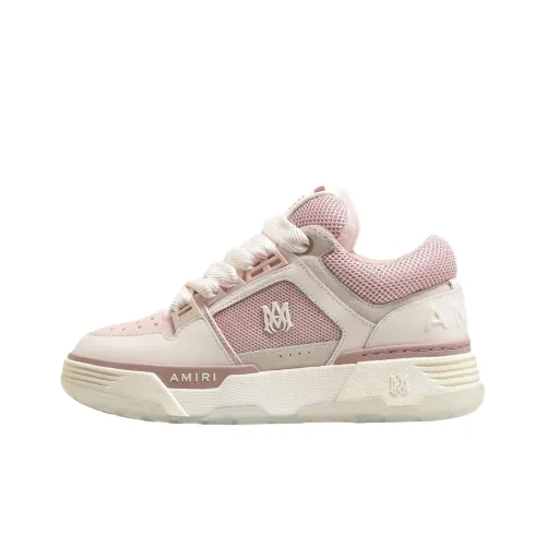AMIRI MA 1 Low Топ Стильный Скейтбординг Женские Розовый Белый