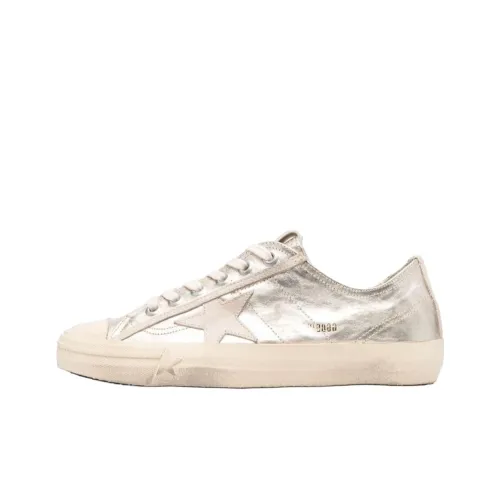 Golden Goose V Star Low Top Стильные Скейтбординги Женские Platinum