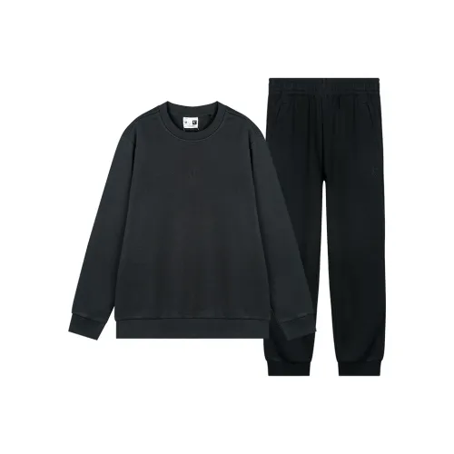 QIAODAN Спортивный костюм унисекс цвет железно-серый