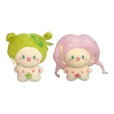 [Зеленый+Розовый] Фрукты Кукла-DIY [Заколка для волос Резинка для волос]