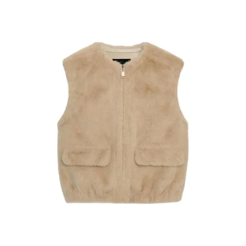 ZARA Коричневый Женский жилет