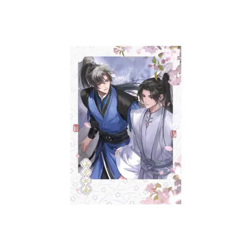 Animate Erha Wa His Белый кот Mentor Burning Ink Shadow Birthday Collection Фотокарточки