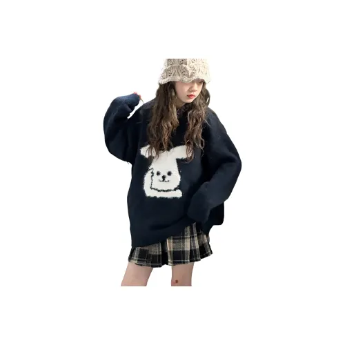 TLIT Темно-синие школьные свитера для подростков