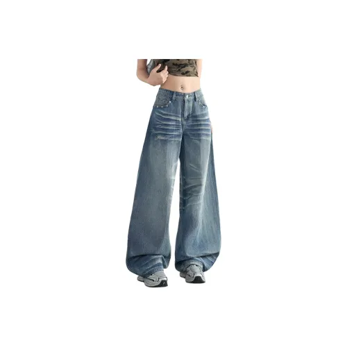 CASTLE WOODS Blue Women's Jeans CASTLE WOODS Синий Женские Джинсы