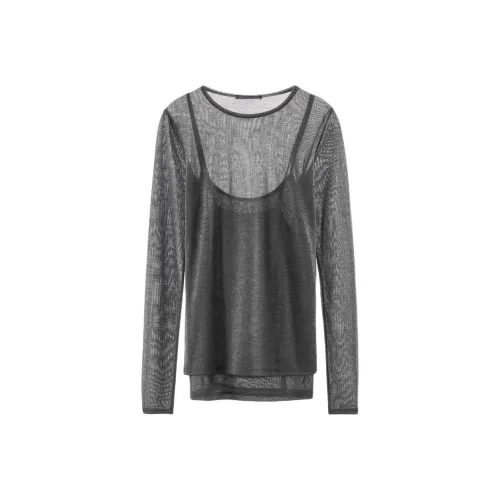 ZARA Зебра с принтом серые женские T-рубашки