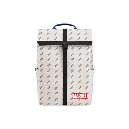 Ninety Go Marvel Collaboration Холст Backpack Regular Unisex Beige Black