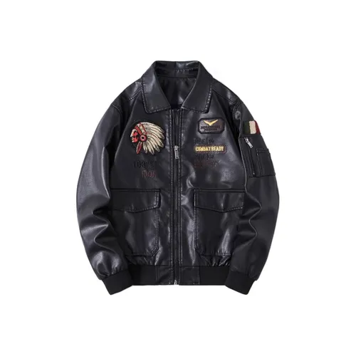 TAIZILONG Мужские кожаные куртки