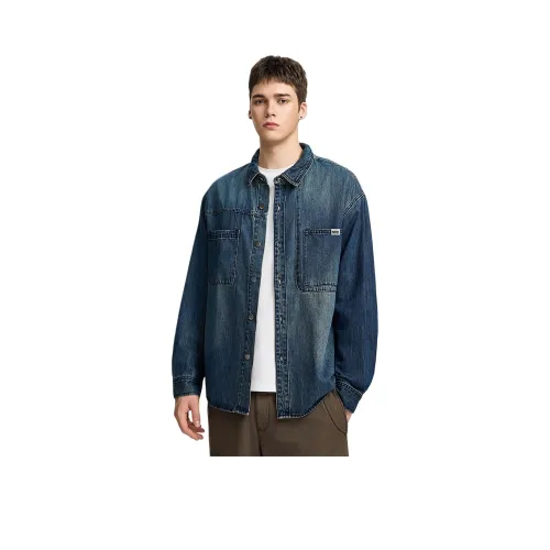 FAIRWHALE Синий Унисекс Джинсовые куртки