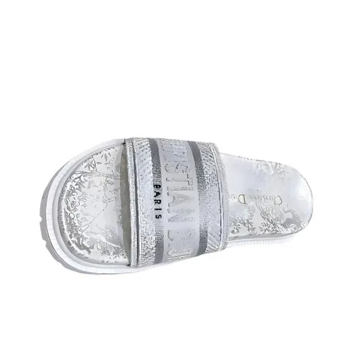 DIOR Dway Слипоны Женские Серебряные