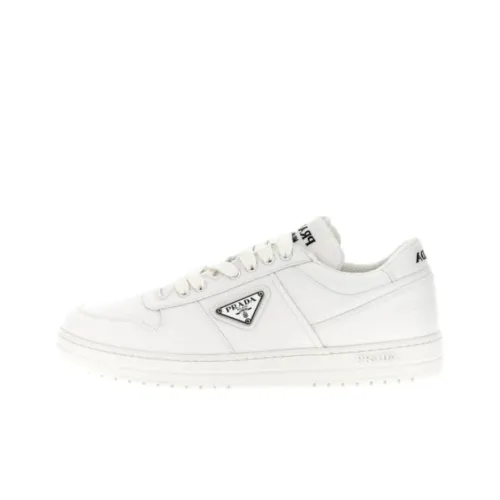 PRADA Downtown Low Топ Скейтборд Кроссовки Мужские Белые