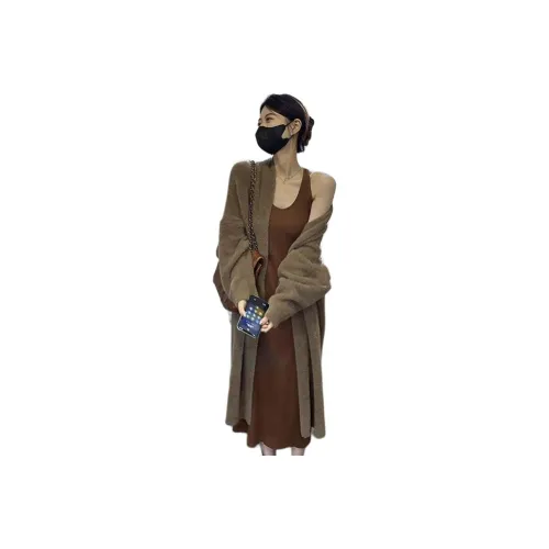 HAPG Темно-коричневое женское пальто