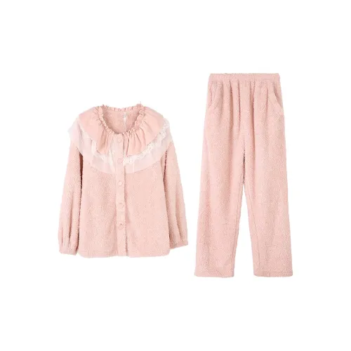 Aannsfam Светло-розовый Женский комплект пижам