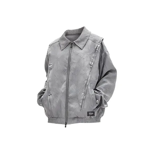 SZSX Серый Унисекс Куртки
