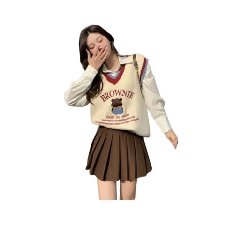 XIANSINIAO Абрикос Женская Трикотажная