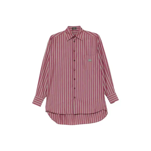 ETRO Red Women's Shirts ЭТРО Красные Женские Рубашки
