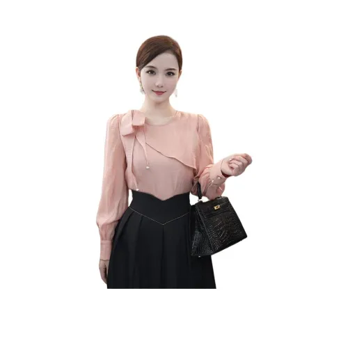 Tang Xi Розовые Женские Рубашки