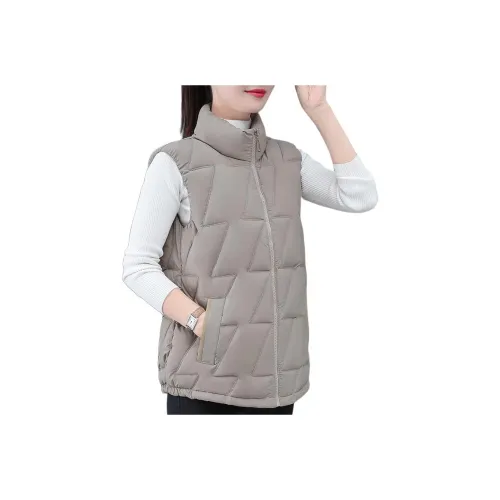 The Temptation Of The Muse Воротник-стойка Хлопковый жилет Женский