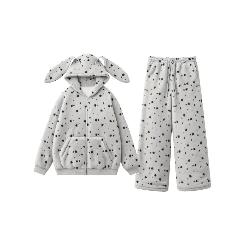 O'MESIK Серый Женский Пижамный Комплект