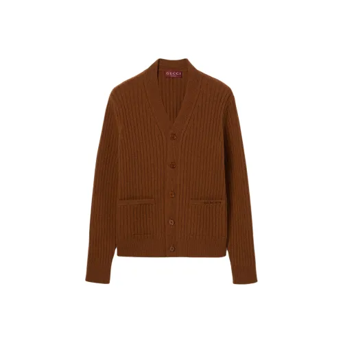 GUCCI Коричневые Мужские Свитера