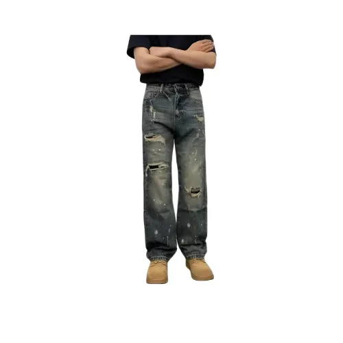 TONYBEAR Ink Splatter Jeans Men's