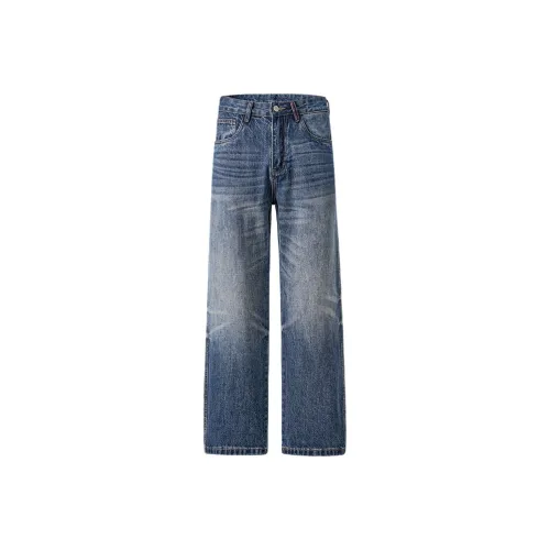 UKTK Королевский синий Мужские Джинсы