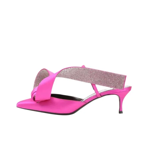 SERGIO ROSSI Домашние тапочки Женские Фуксия