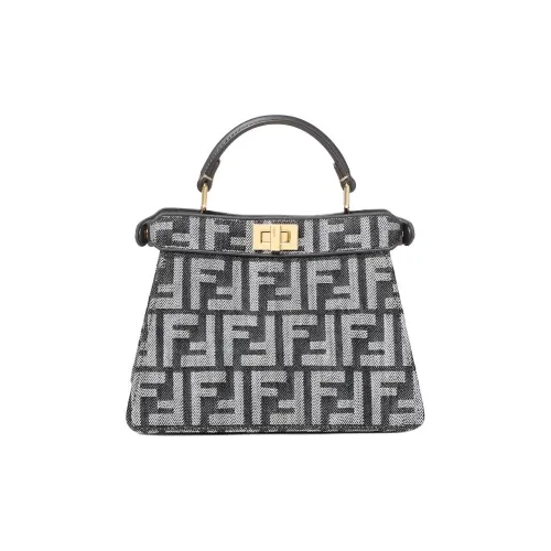 FENDI Peekaboo ISeeU Сумка из коровьей кожи Mini Женская