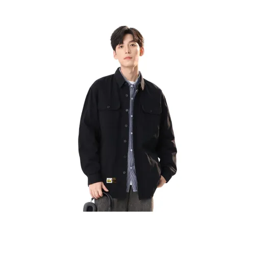 CCAABB Мужские черные рубашки