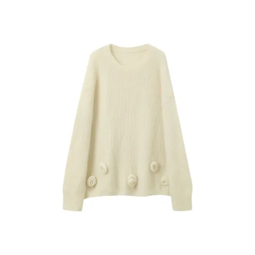 3COLOUR Ecru Женская Трикотаж