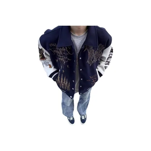 Clog Heel Темно-синие унисекс куртки