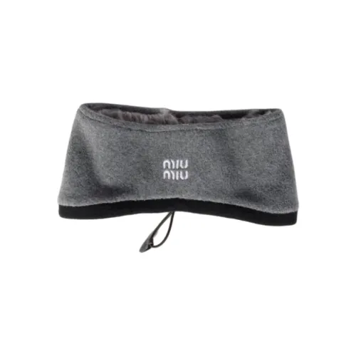 MIU MIU Полиэстер Резинки для волос Женские Серый