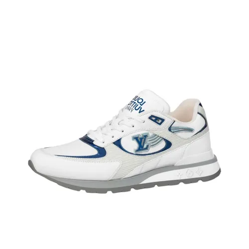 LOUIS VUITTON Run Away Low Топ Повседневная обувь Мужская Белый Синий