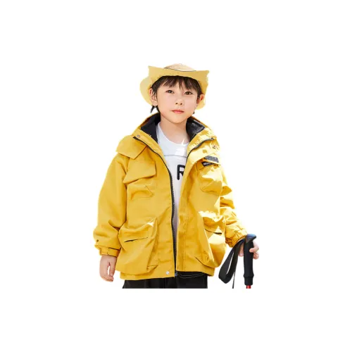 GOYN Желтая куртка с подкладкой унисекс ветровка