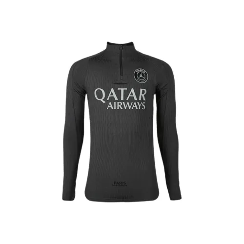 Черная мужская футбольная майка Nike