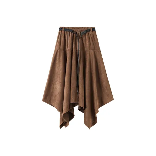 Garbege Женские кожаные длинные юбки