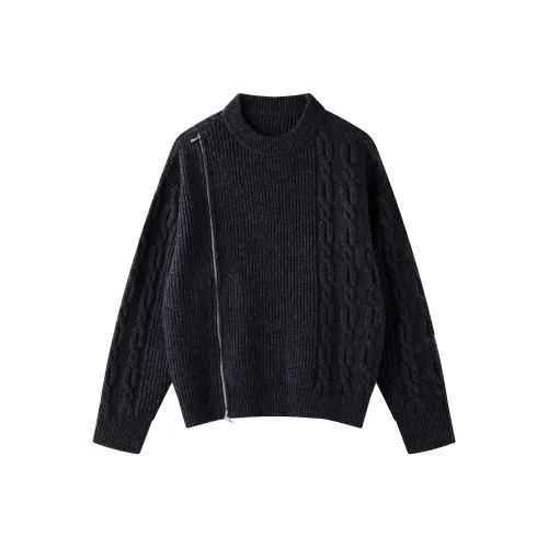 HERBEL Темно-серый Мужские Свитера