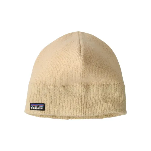 Patagonia Переработанная шерсть Шапки-бини Мужской Бежевый